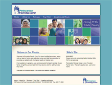 Tablet Screenshot of princetonfamilycare.com